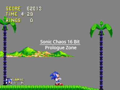 Sonic Chaos 16 Bit OST | Prologue Zone