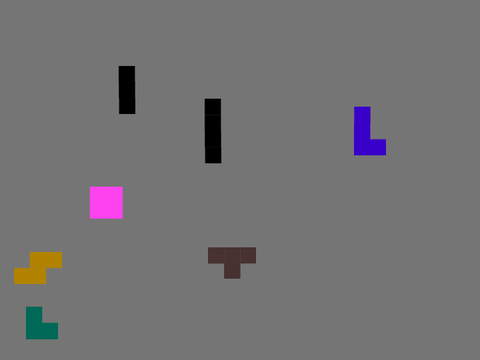 alphabet tetris band (trio-tetromino + halbomino)