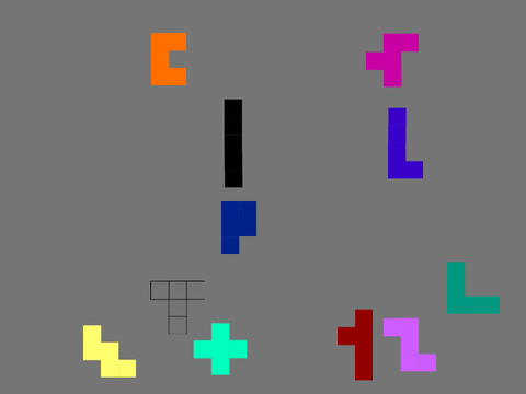 alphabet tetris band (pentomino)