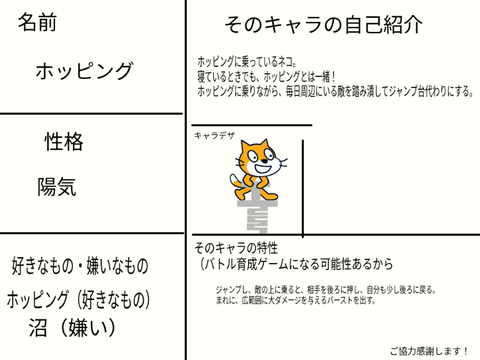 キャラクター　ホッピー