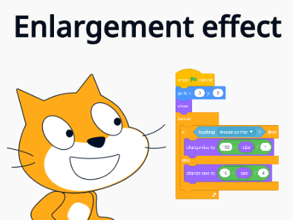 Enlargement effect 