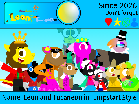 Leon and Tucaneon in Jumpstart Style
