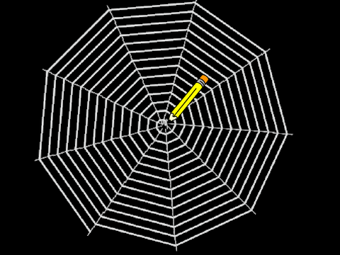 How to Draw a Spider Web