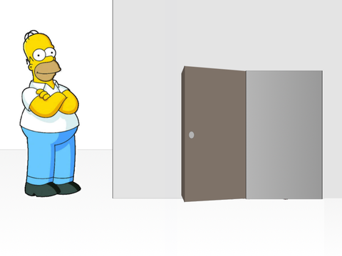 homer let Bart out