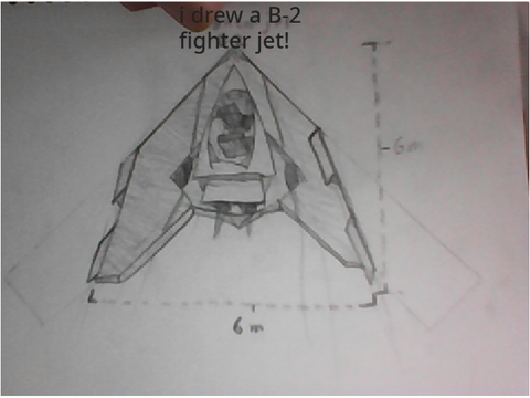 B-2 fighter jet