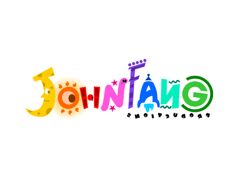 JohnFang Logo Bloopers 2 Take 6: Flipped Text