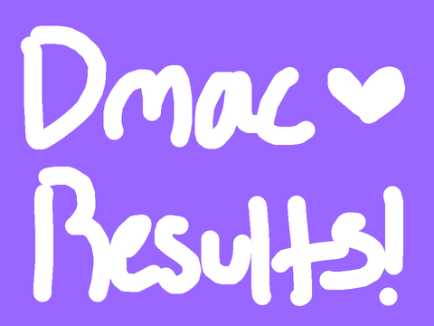 DMAC results (╥ ω ╥)