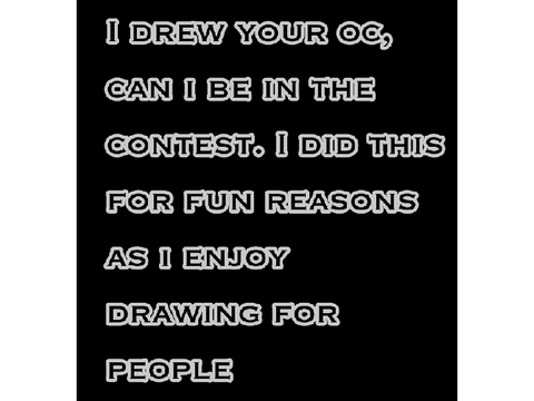 Draw My OC Art Contest! (OPEN) remix