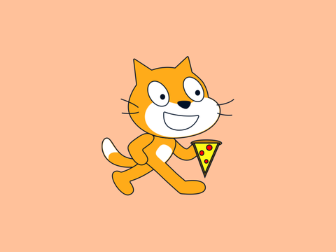 The Scratch Cat Show S1 Ep1: Scratch Cat buys some Pizza.
