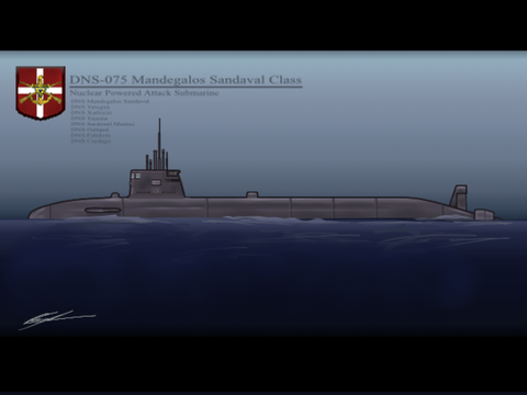 DNS-075 Mandegalos Sandaval Class Nuclear Attack Submarines