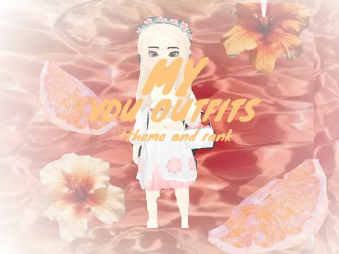 My VDU outfits + theme and place