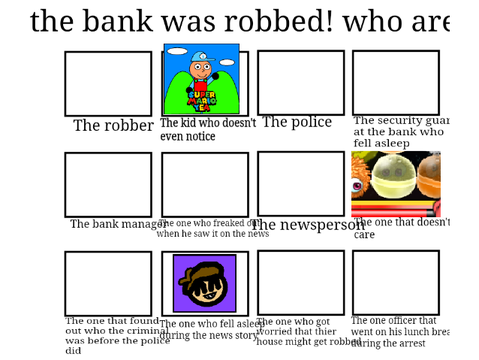 the bank has been robbed! who are you? remix remix