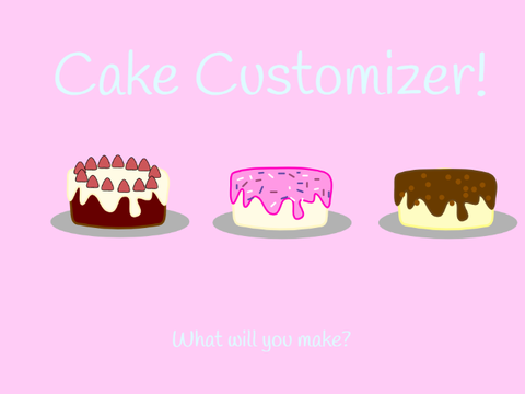 Cake Customizer [UPDATED]