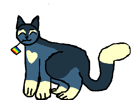 How I draw myself as a cat remix