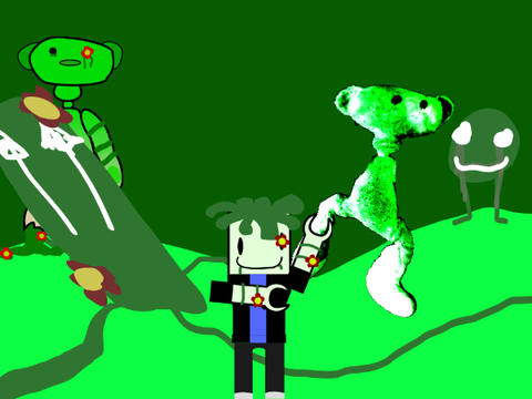 green dancers but ALL GREEMINNONS