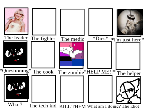 Who would you be in a Zombie Apocalypse?  remix remix remix