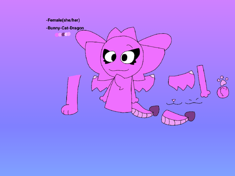 A Purplia ref sheet thing