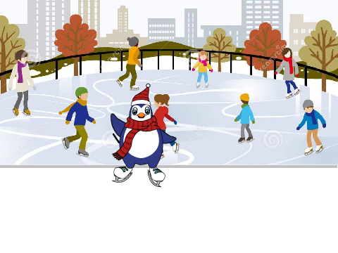 Skating With Snowy!