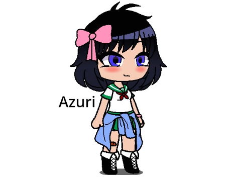 Um raspberry, Suki and azuri in gacha club (AGAIN)