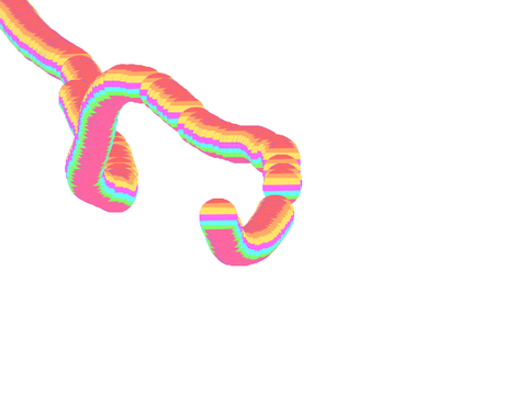 dancing ribbon effect °❀⋆.ೃ࿔*:･