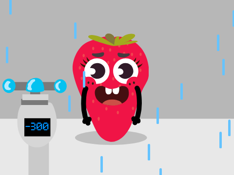 Strawberry Puts The Faucet On -300°C
