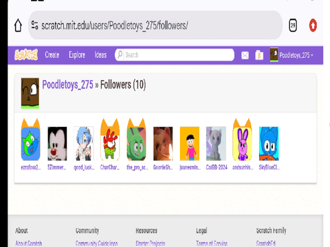 I have 10 followers