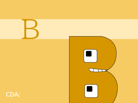 B