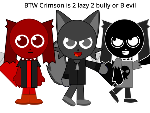 My Version ColourPets (Crimson is 2 lazy 2 bully or B evil)