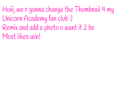 Unicorn Academy club vote
