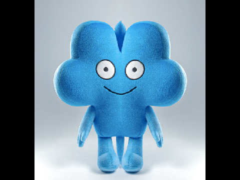 Mirrored BFDI plushes with minecraft cave sounds