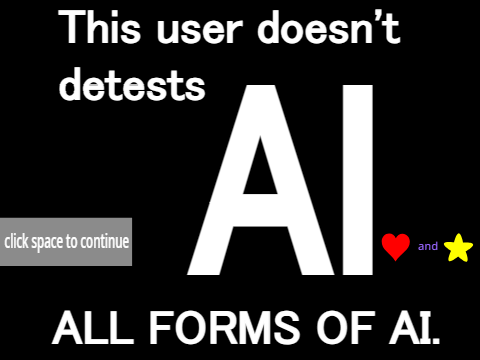 This user simply does like AI. Respect that. #AIOnScratch