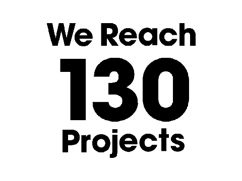 We Reach 130 Projects!