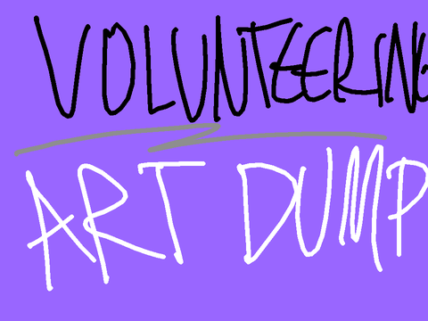 Volunteering Art Dump