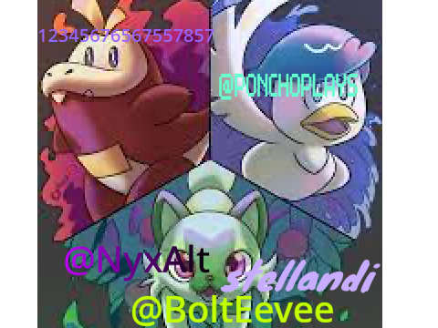 Pur ur username on ur fav paldea starter remix