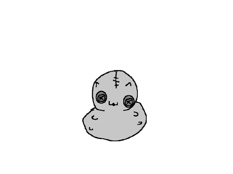 bean cat plush animation