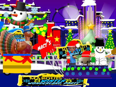 Marquis City's Winter Wonderland Parade Without Audience 