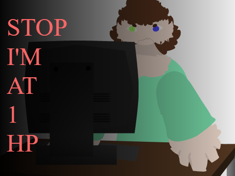 STOP I'M AT 1HP!!! (Tien </3)