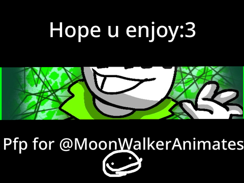 Walking on the moon Pfp for @MoonWalkerAnimates #art