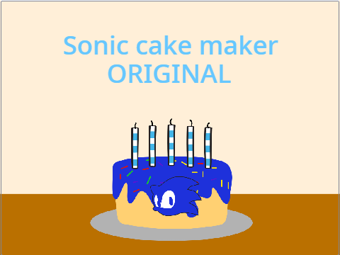 Sonic cake maker
