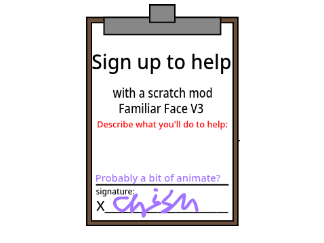 FAMILIAR FACE V3 SIGN UP