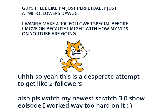 guys please I've never begged