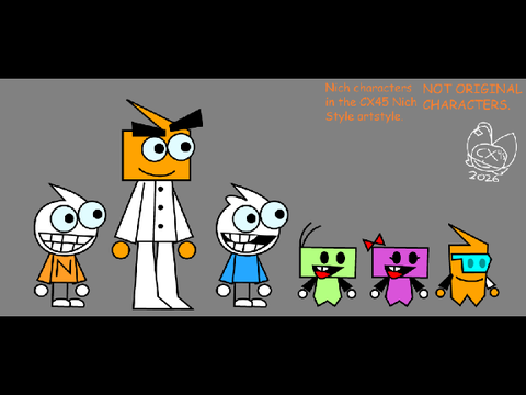 Nich characters in CX45 Nich Style