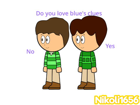 Blue's Clues - Steve and Joe vector remix