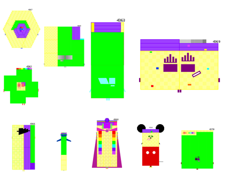 Numberblocks Band Retro 4361-4370