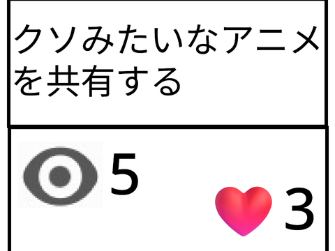 クソみたいなアニメね。はい。