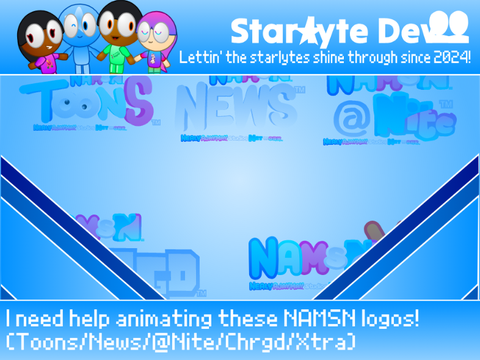 I need help animating these NAMSN logos!