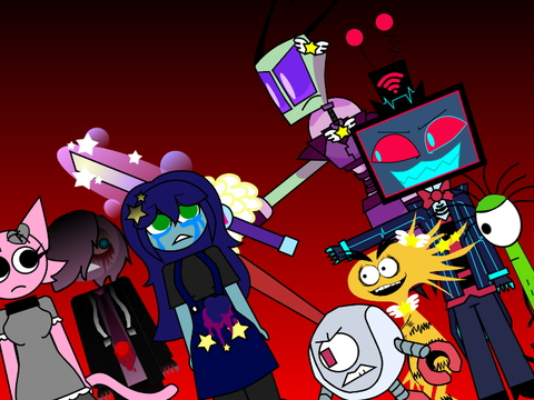 Invader Zim Attacked VS Fangirl