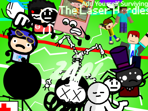 Add Yourself Surviving the Laser Hurdles! [ Remix 15 | 26 Players ] remix