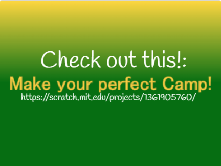Check this out! - Make your Perfect Camp