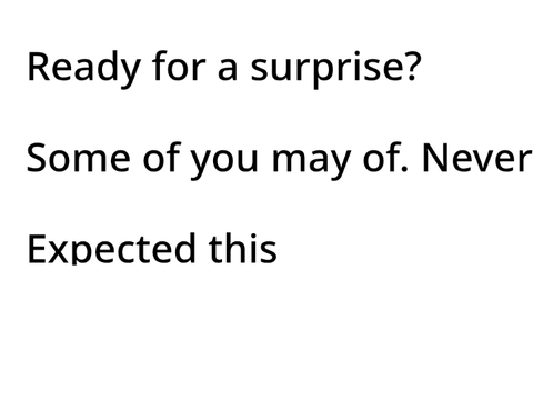 Announcement 1